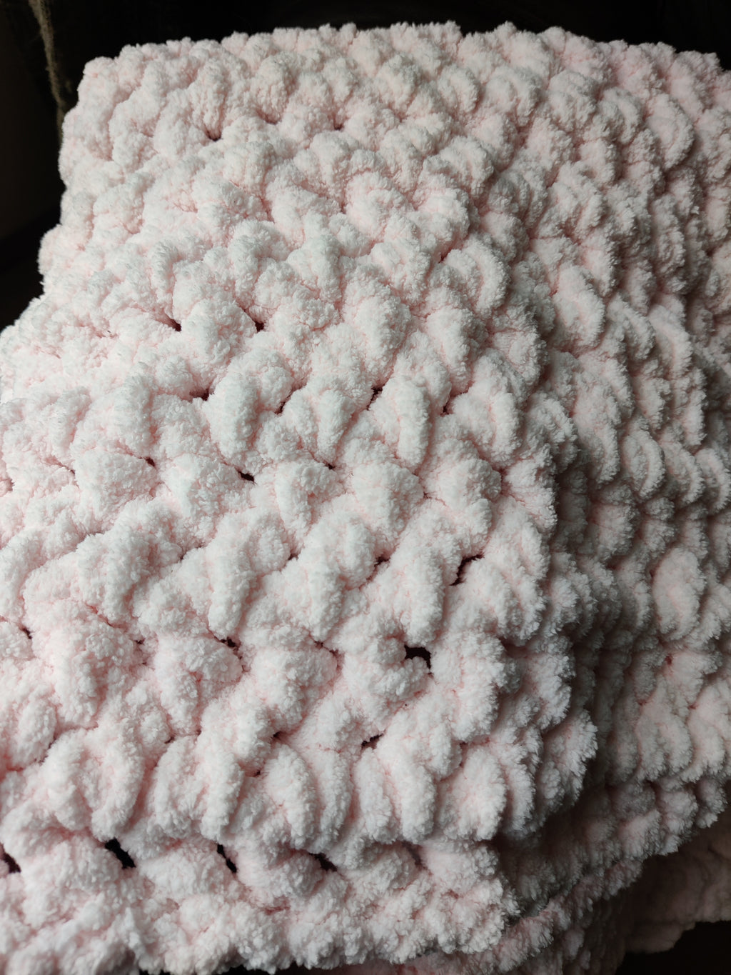 Blush pink crochet 