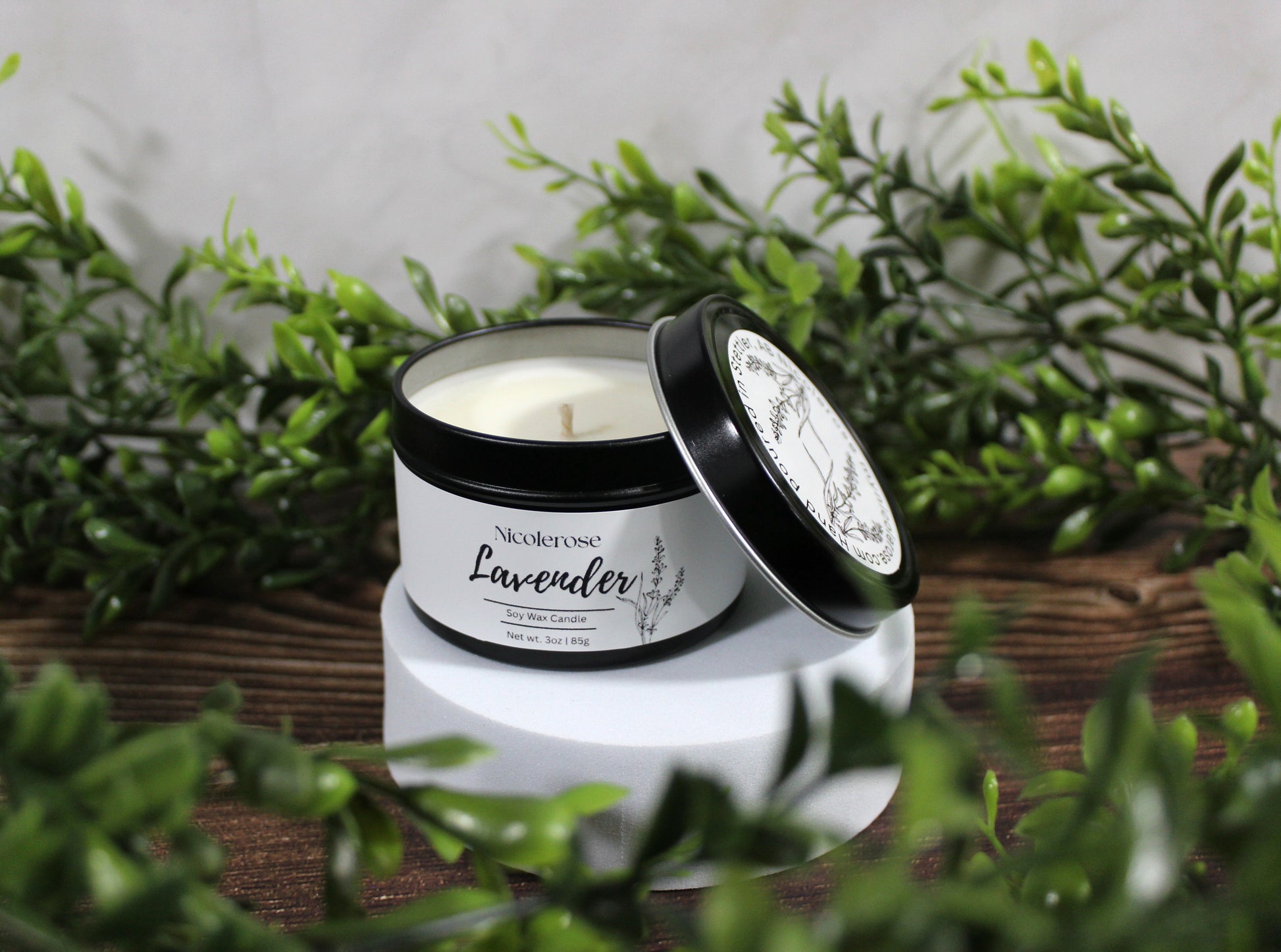 Lavender Tin Candle