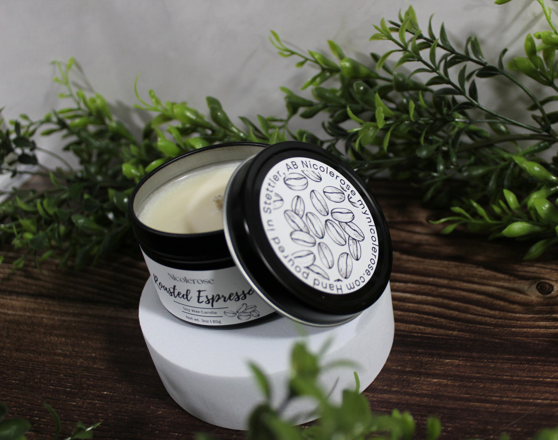 Roasted Espresso Tin Candle