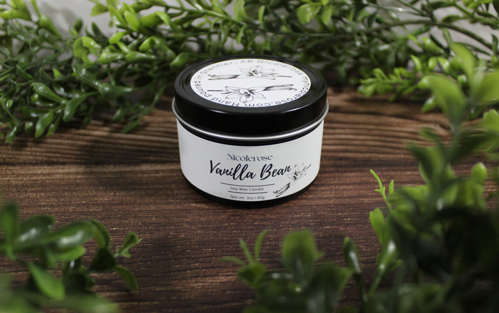 Vanilla Bean Tin Candle