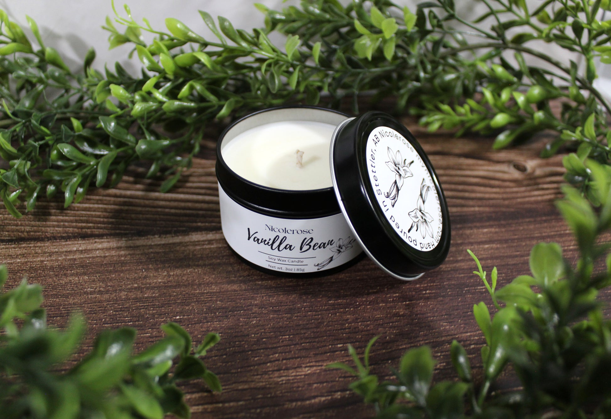 Vanilla Bean Tin Candle