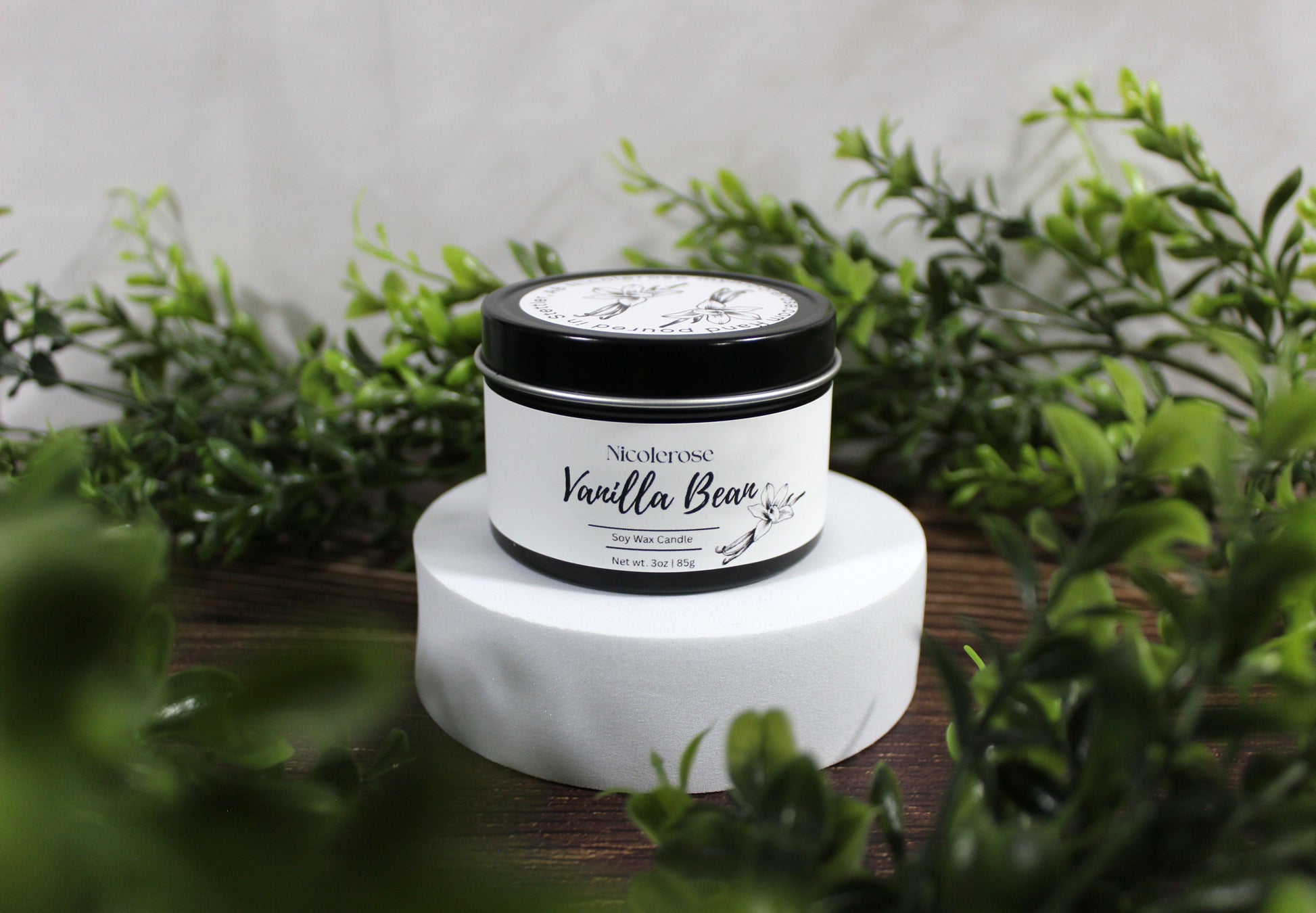 Vanilla Bean Tin Candle
