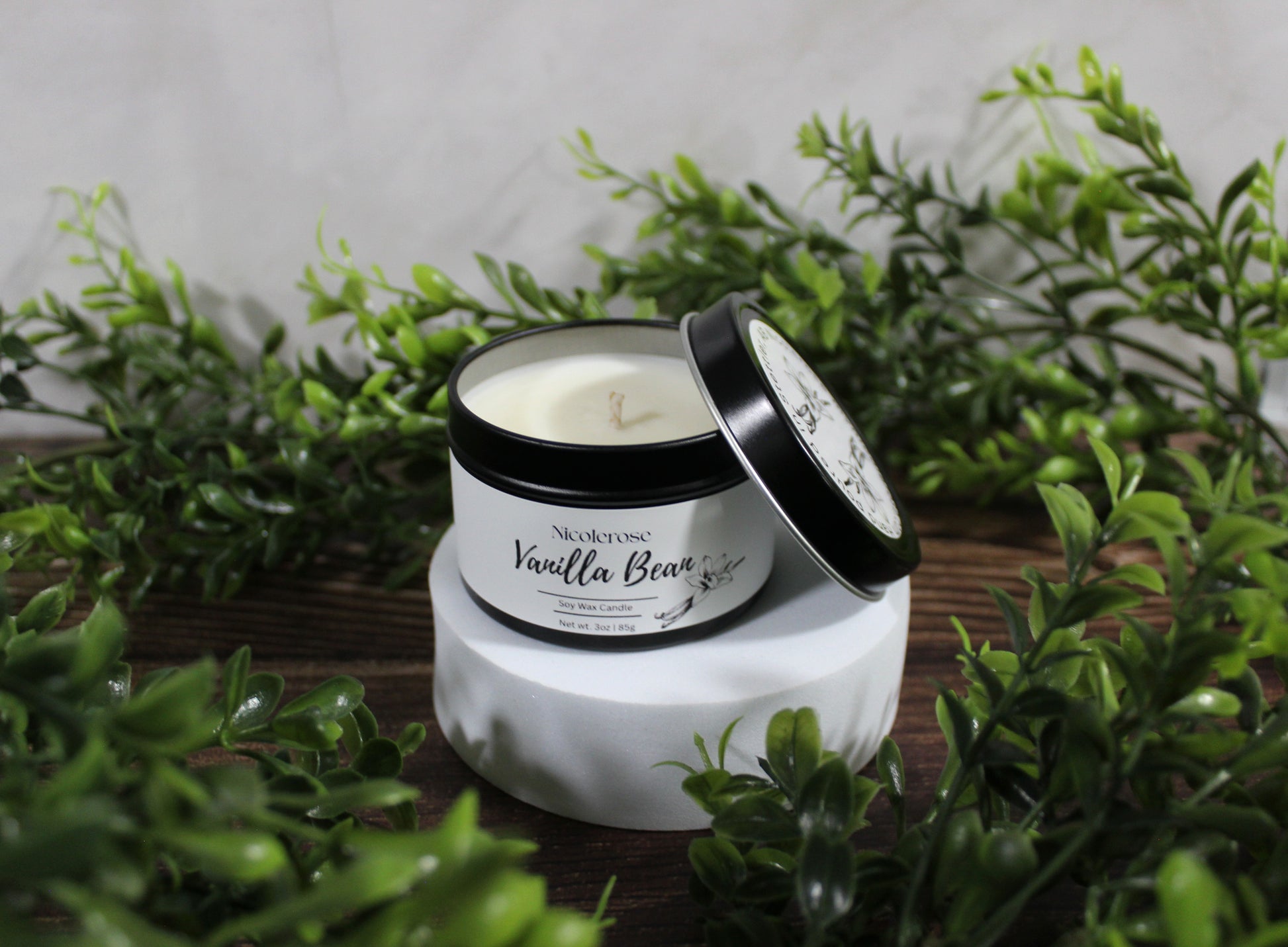 Vanilla Bean Tin Candle