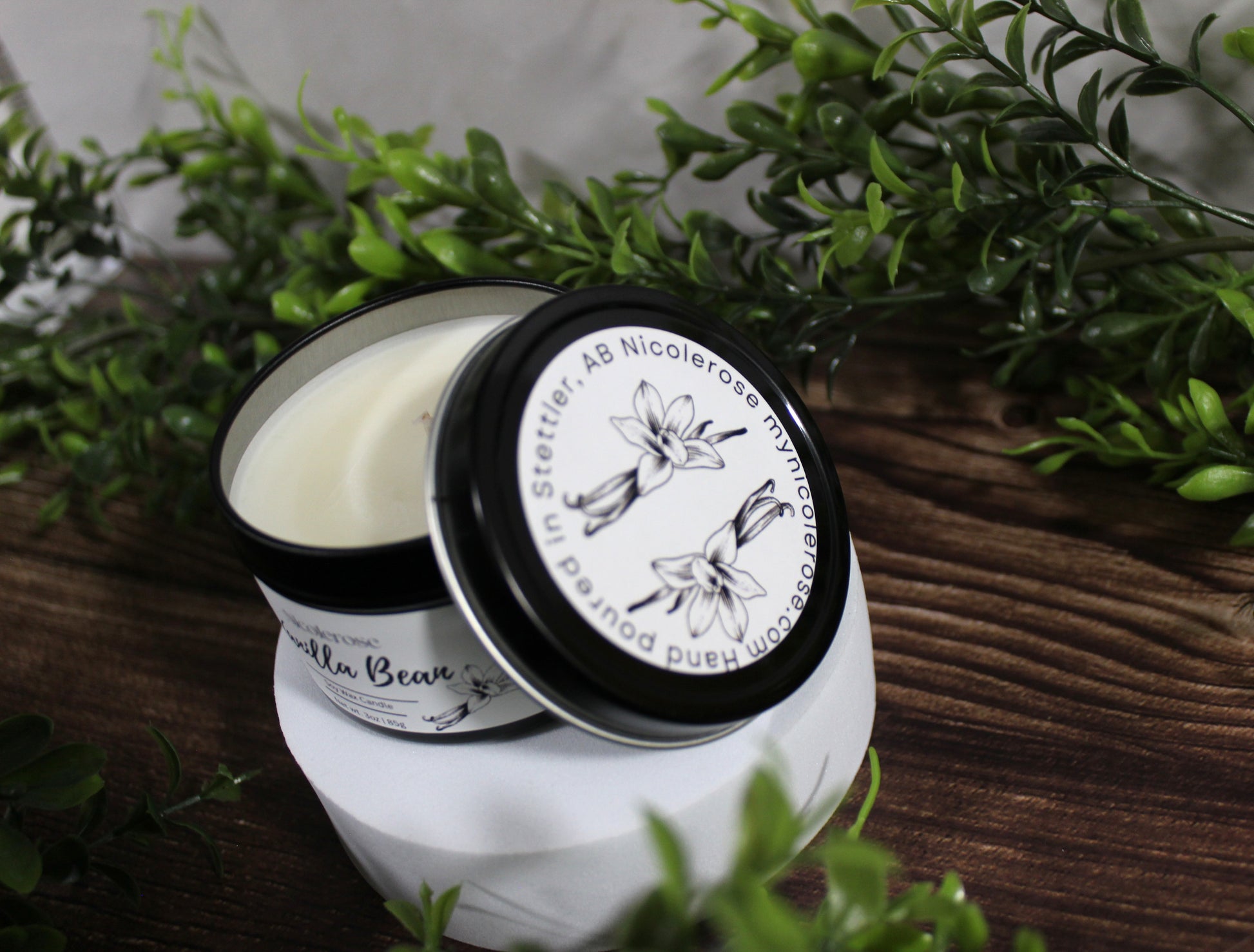 Vanilla Bean Tin Candle