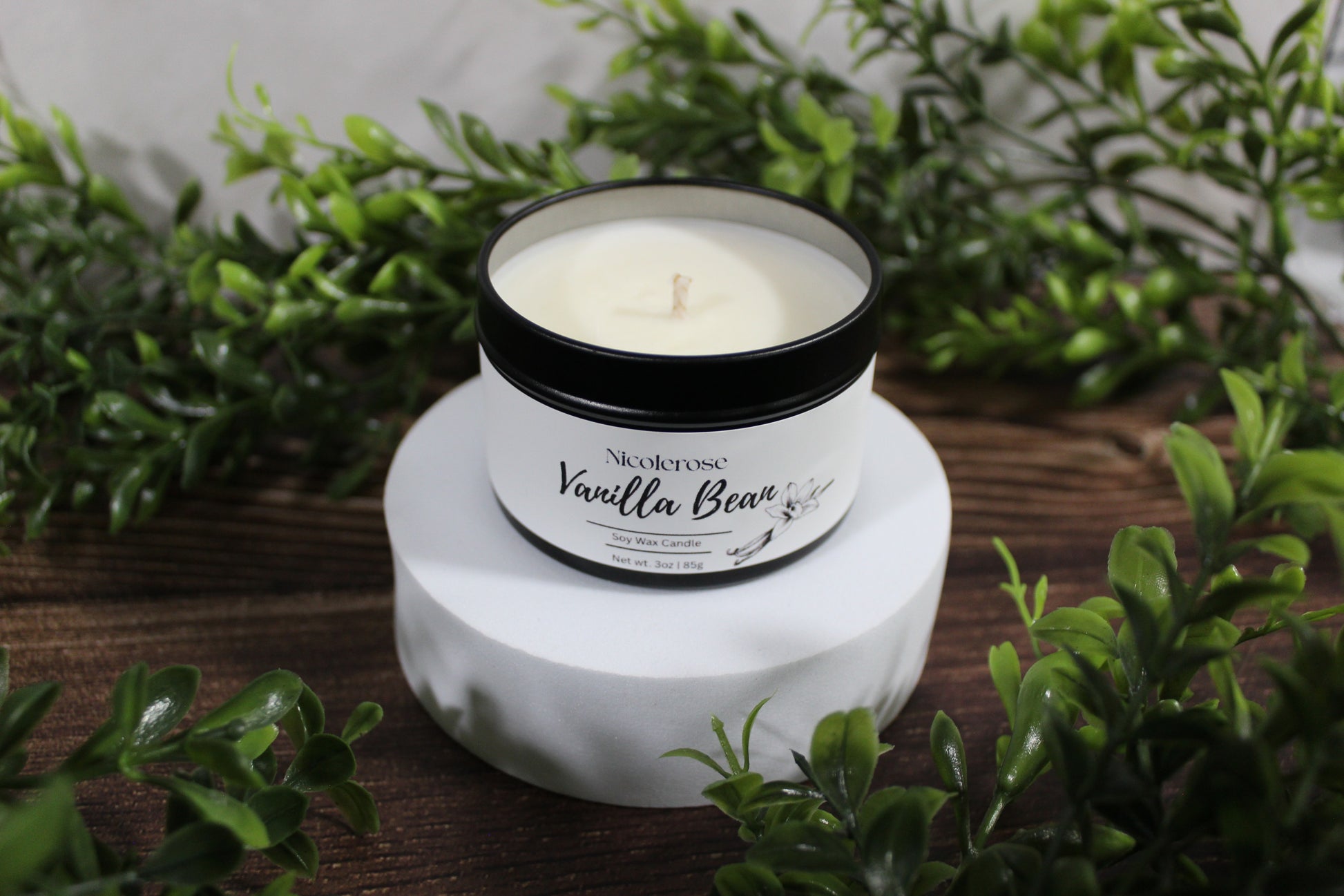 Vanilla Bean Tin Candle