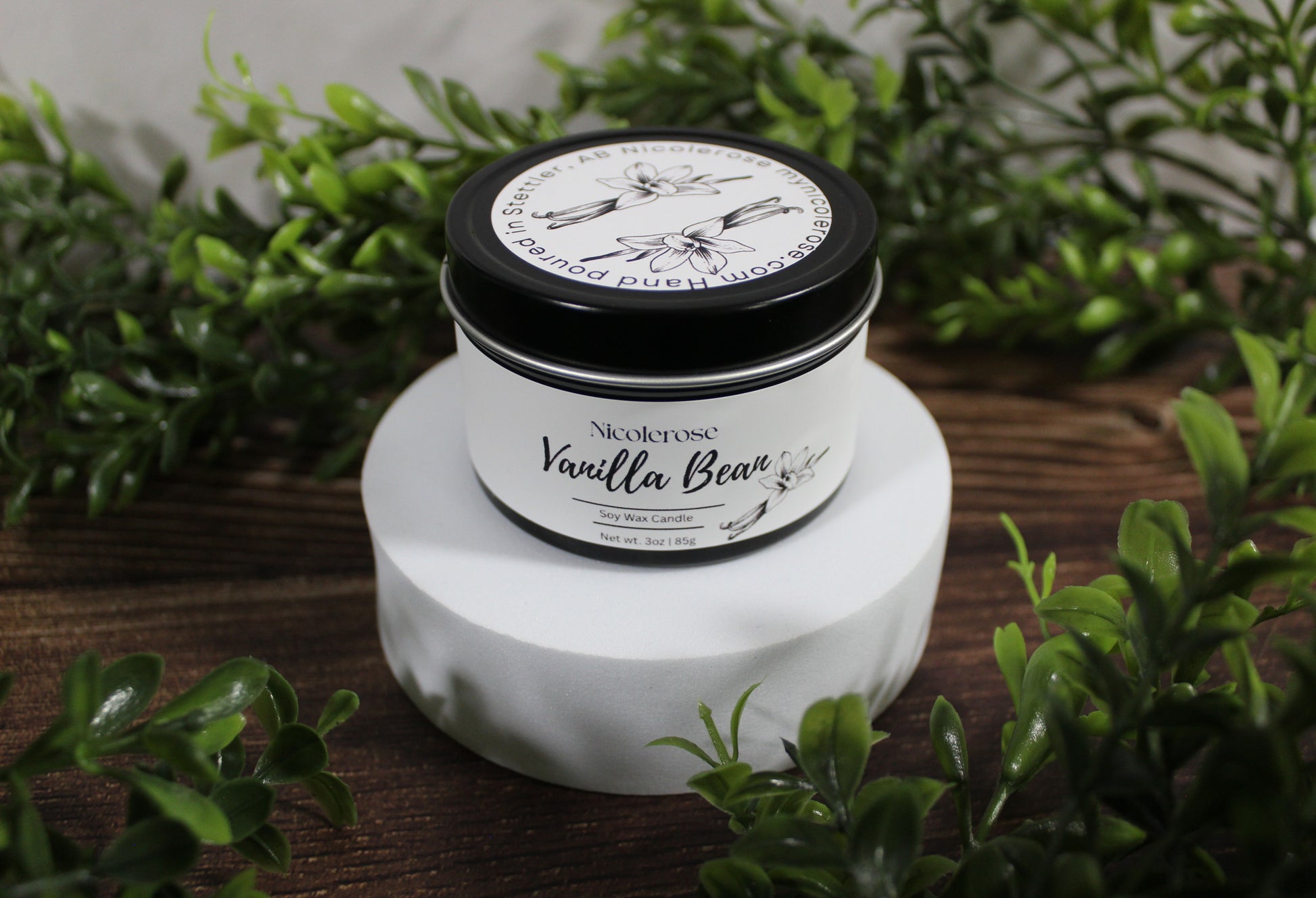Vanilla Bean Tin Candle