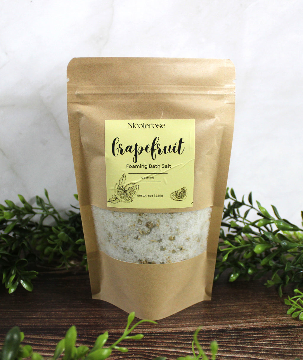 Grapefruit Foaming Bath Salt