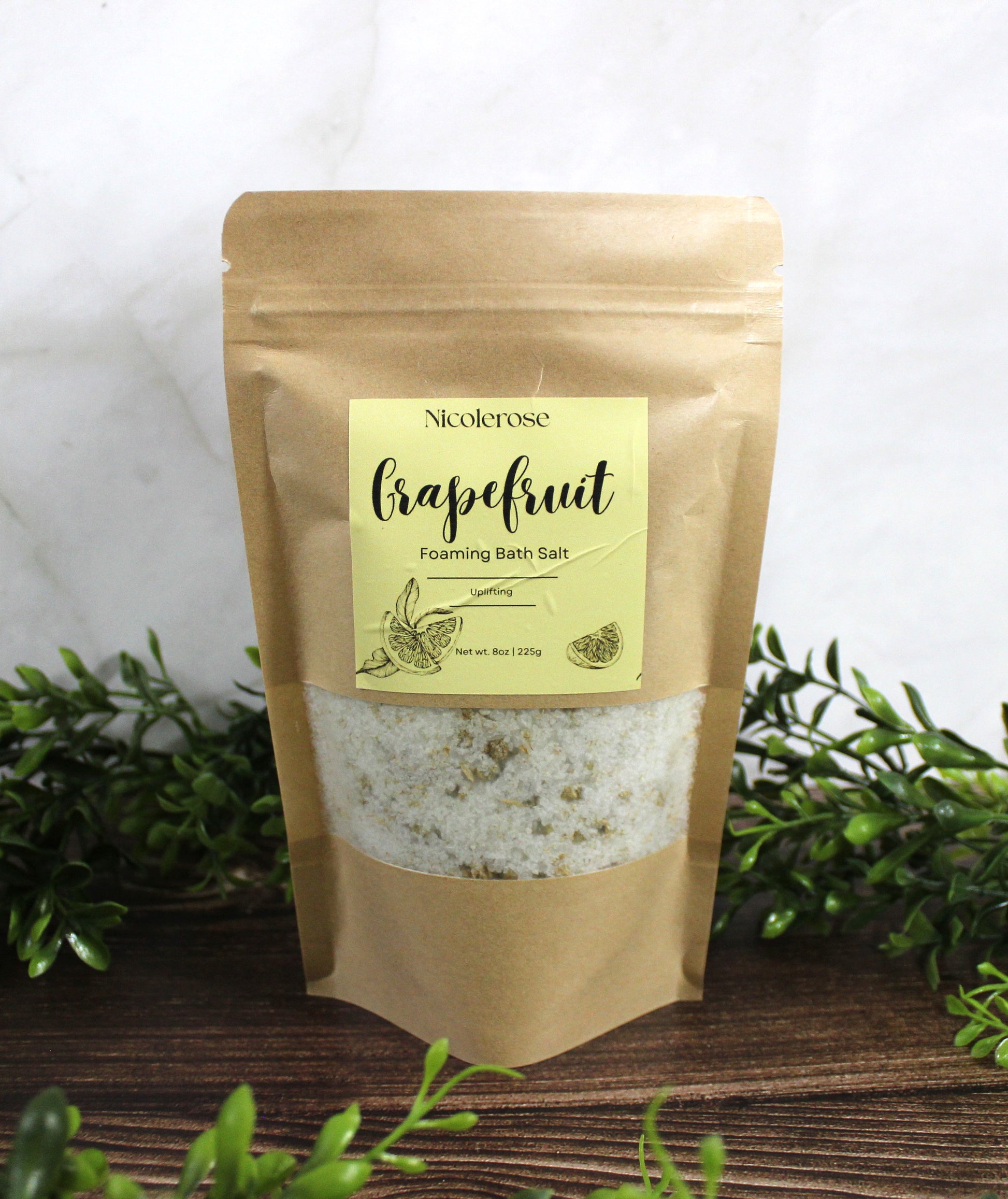 Grapefruit Foaming Bath Salt