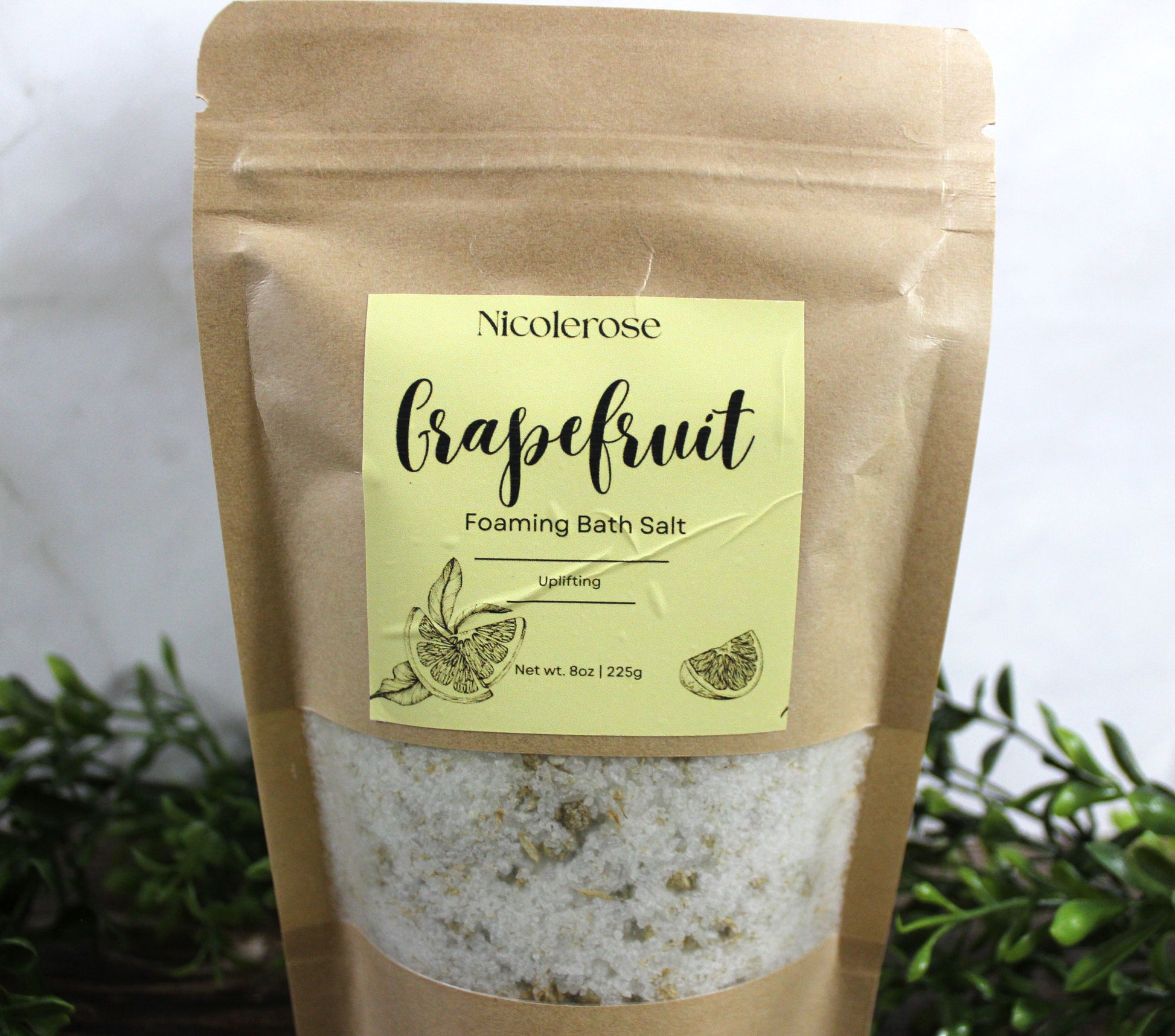 Grapefruit Foaming Bath Salt