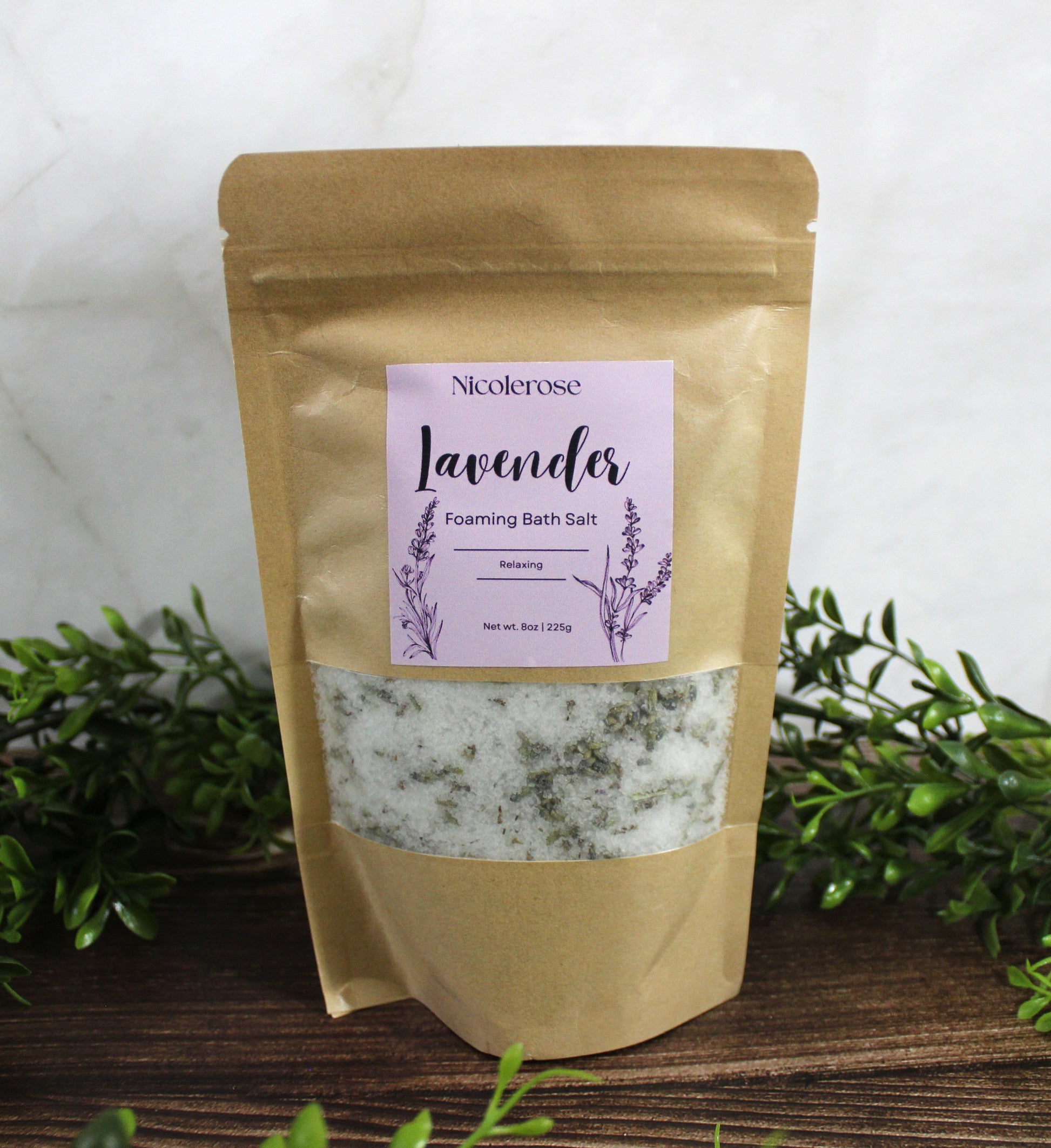 Lavender Foaming Bath Salt