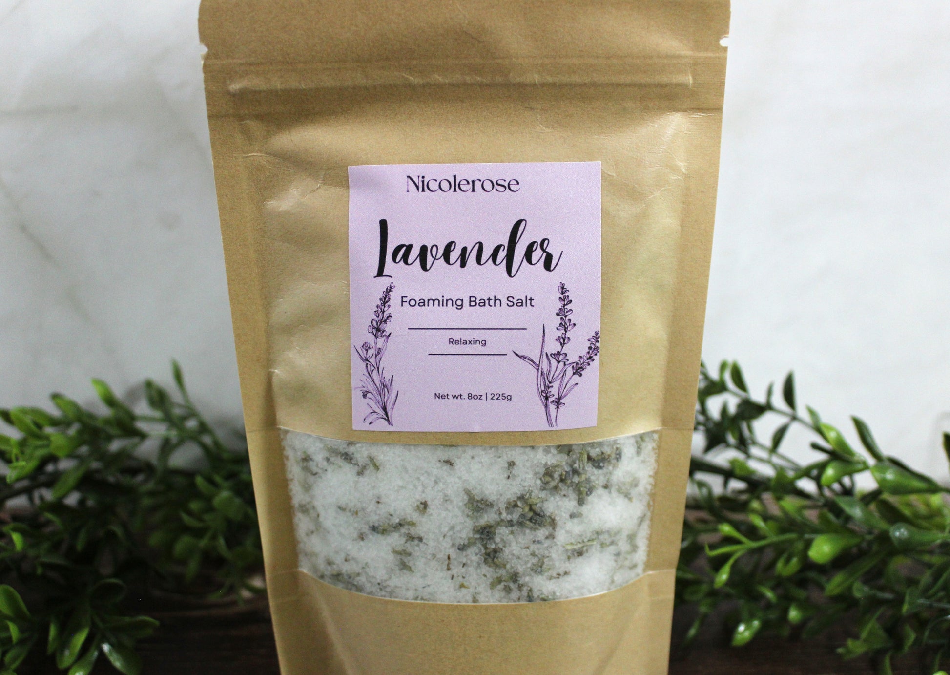 Lavender Foaming Bath Salt