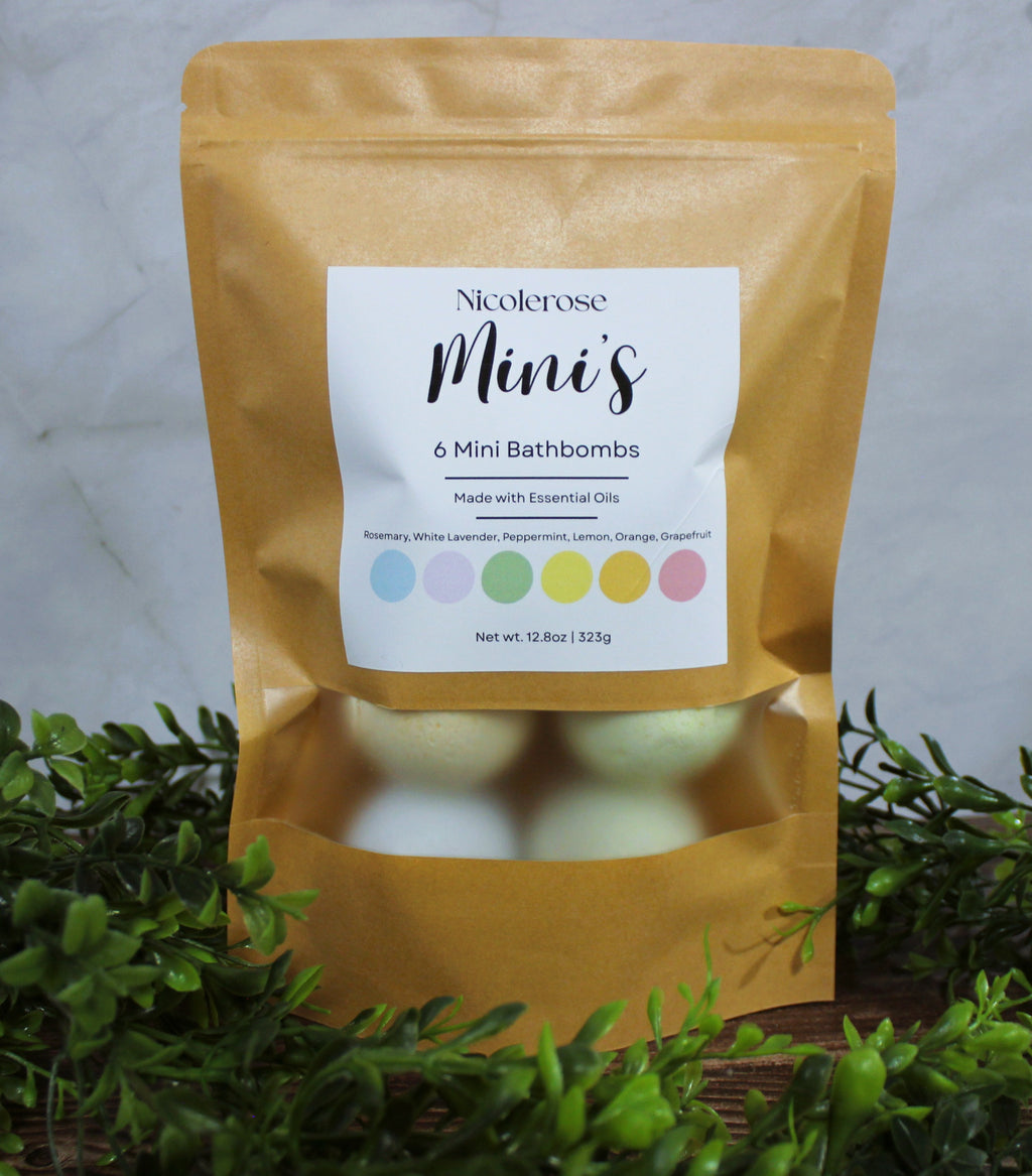 Mini's | 6 mini bathbombs