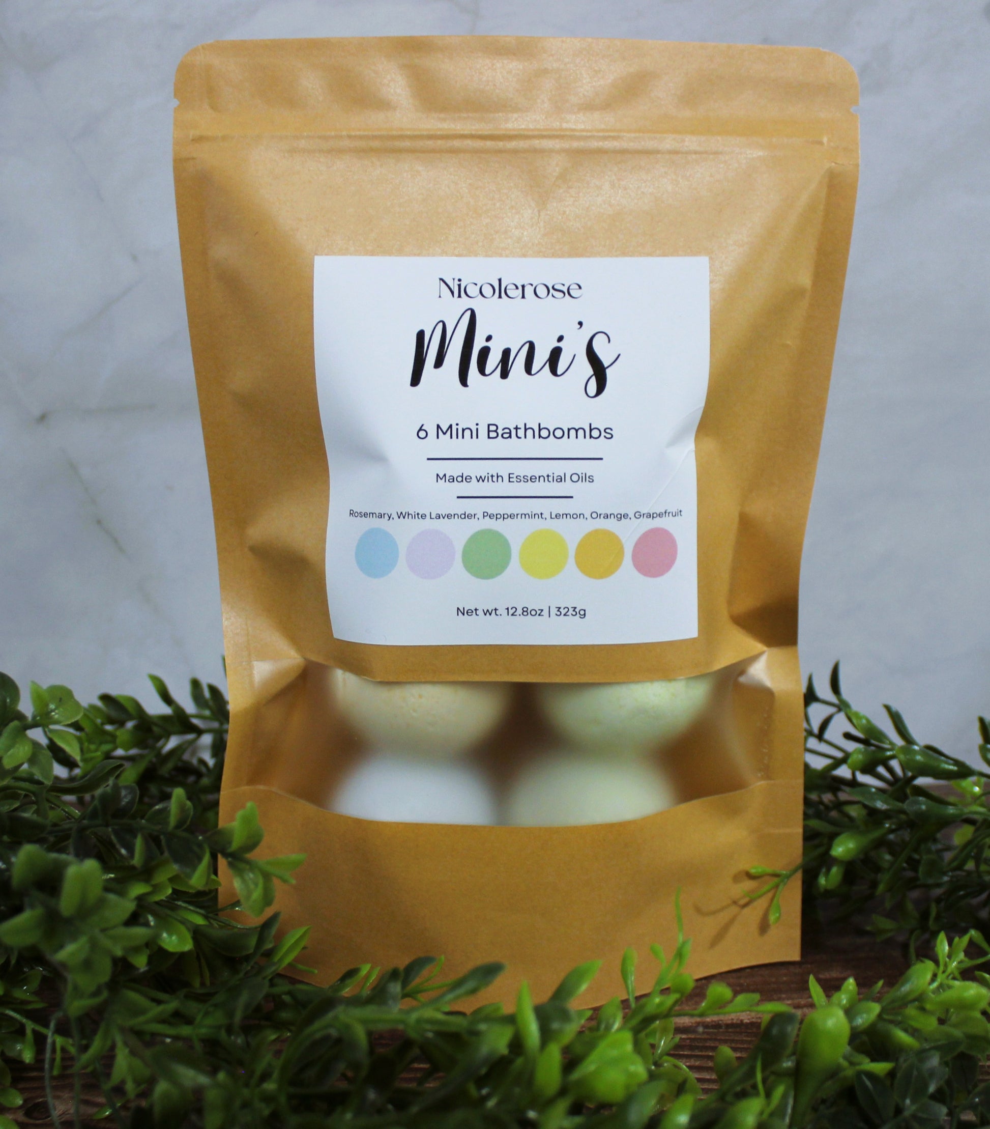 Mini's | 6 mini bathbombs