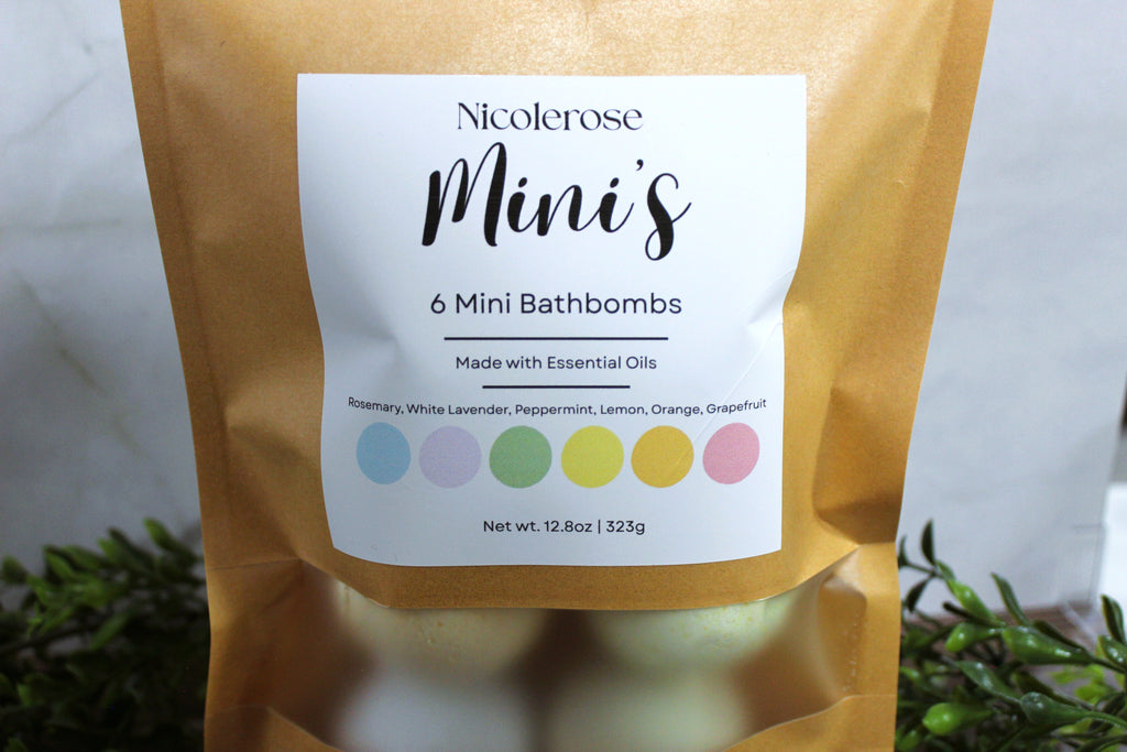 Mini's | 6 mini bathbombs