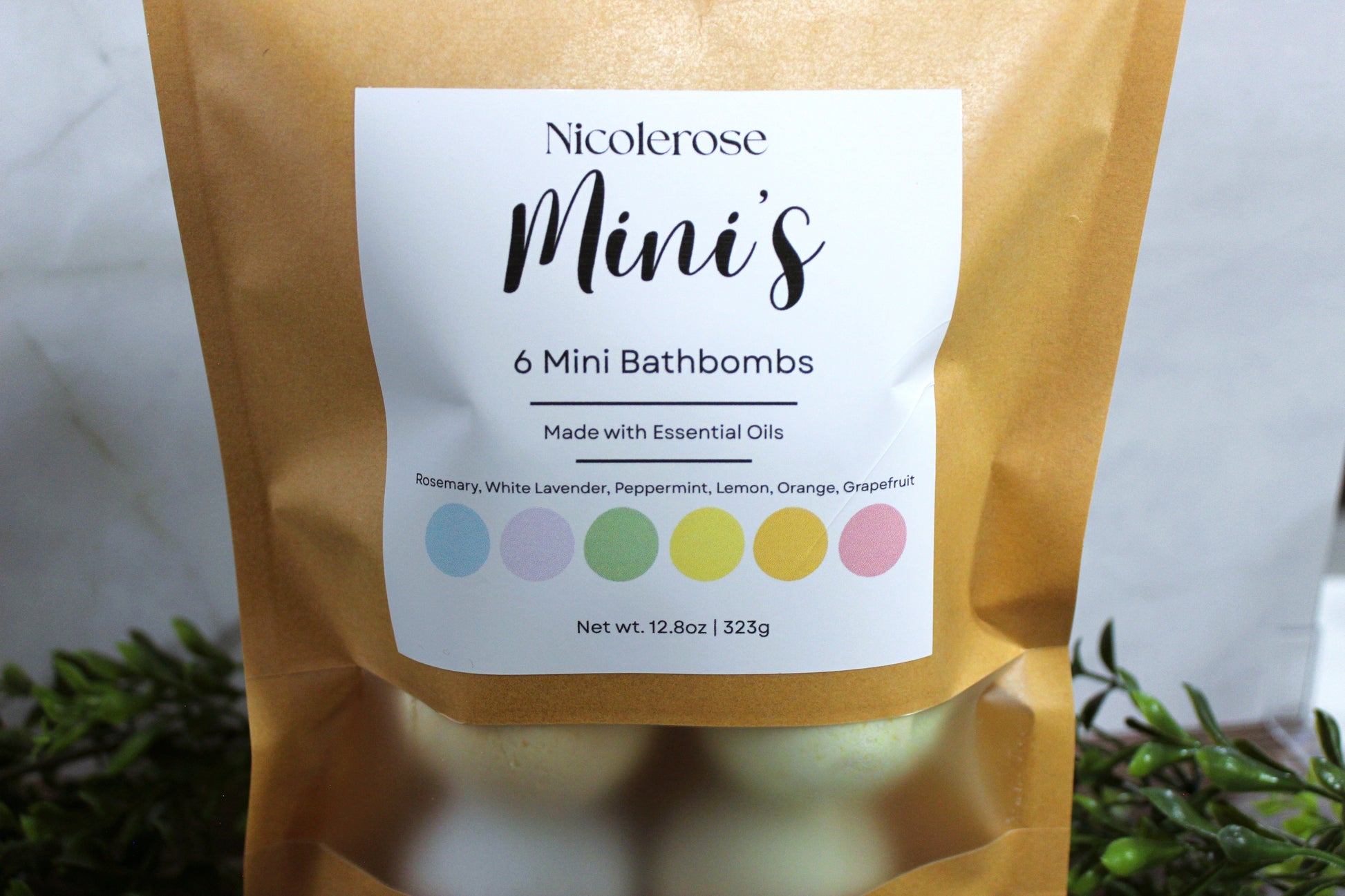 Mini's | 6 mini bathbombs