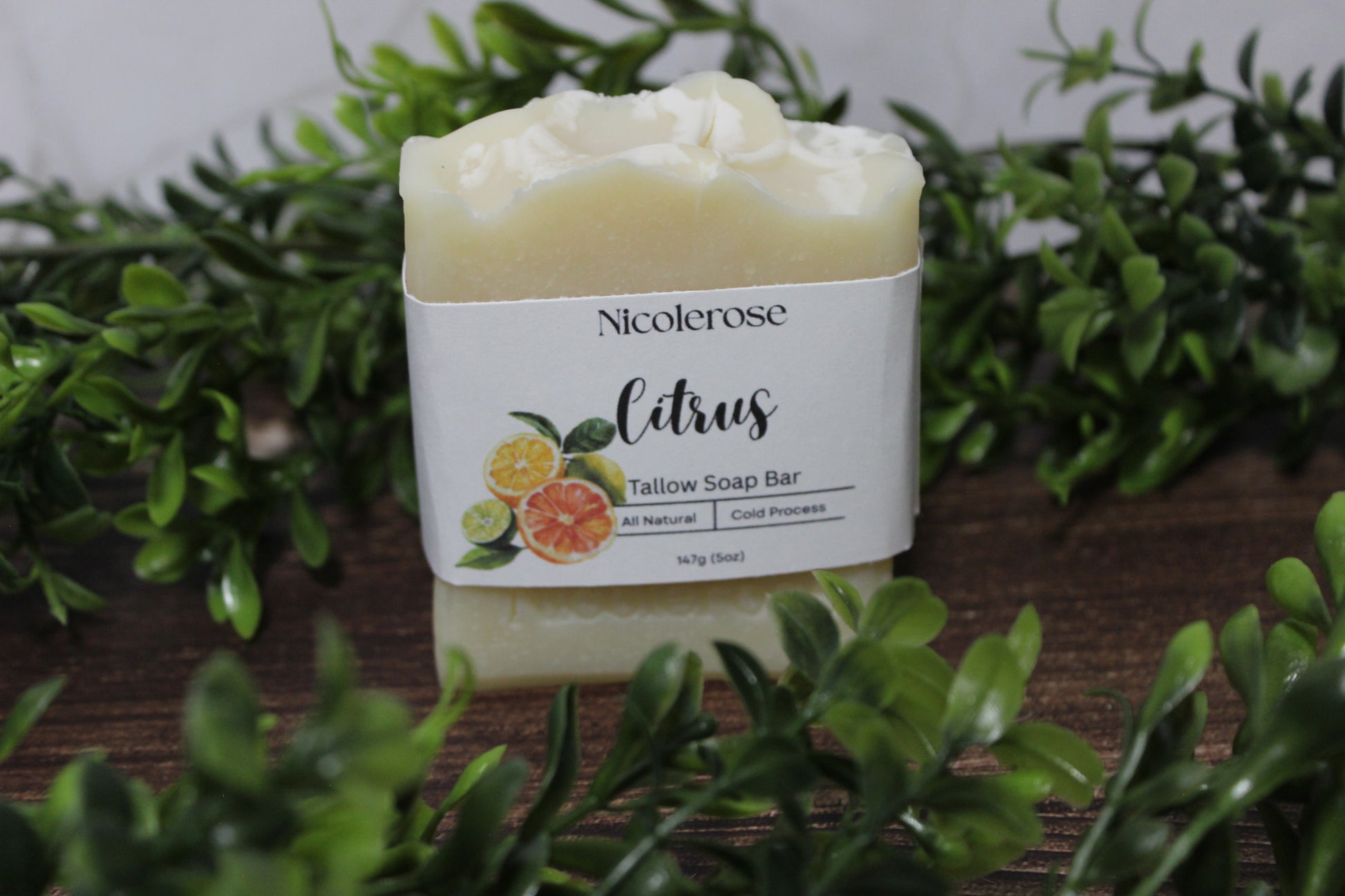 Citrus Tallow Bar Soap