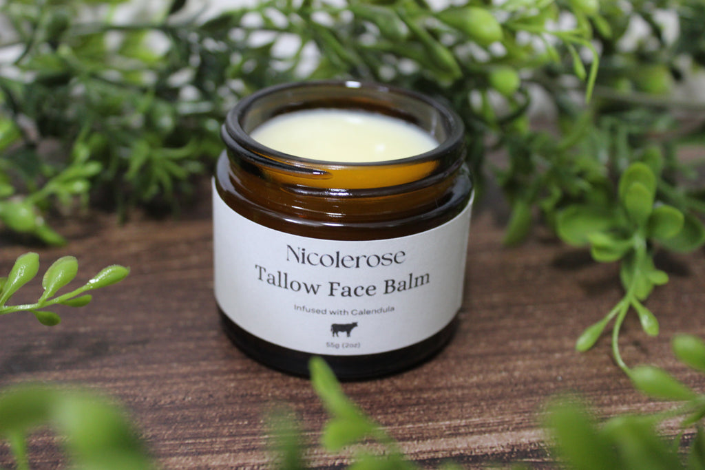 Face Tallow balm Infused with Calendula