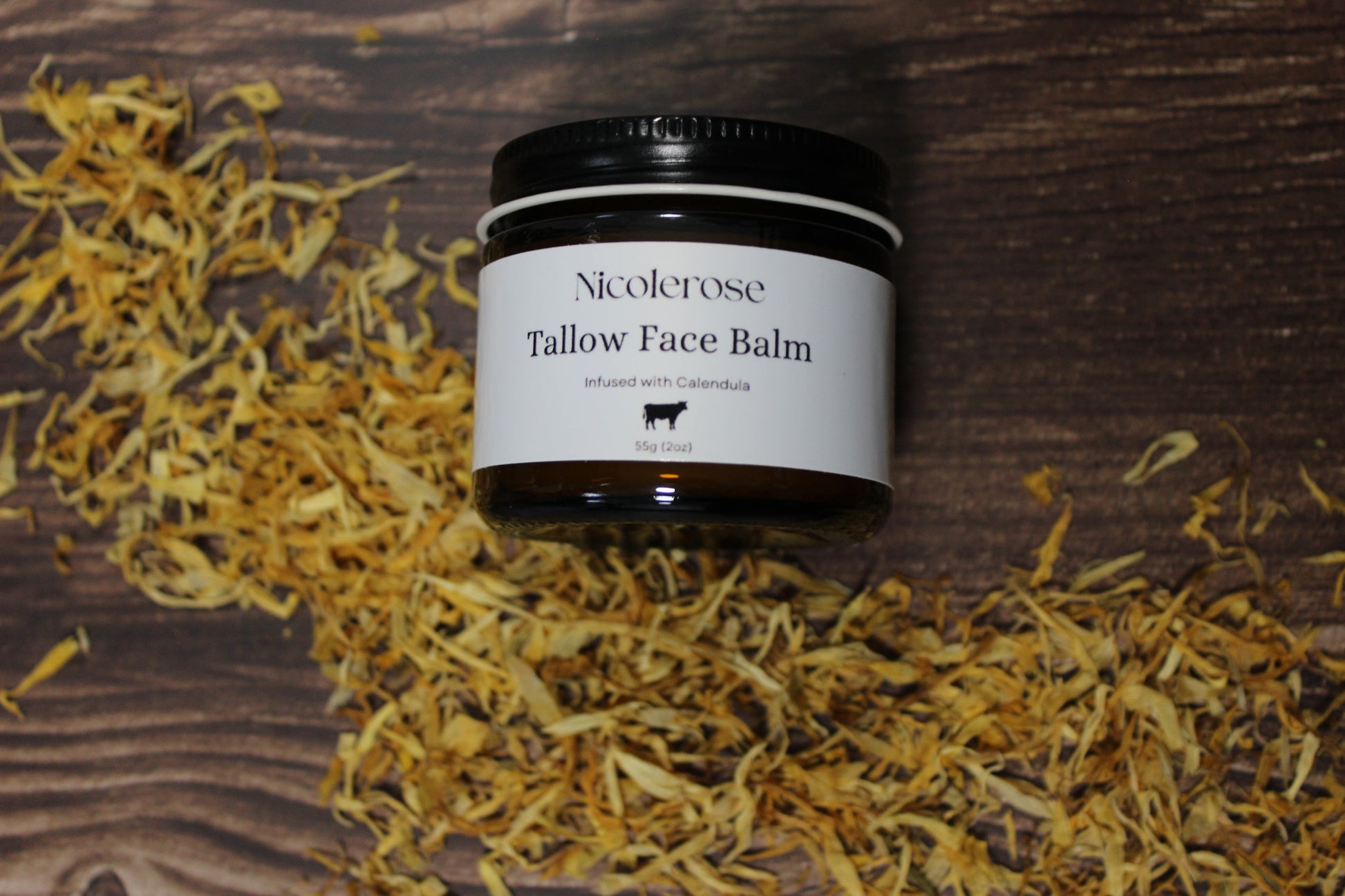 Face Tallow balm Infused with Calendula