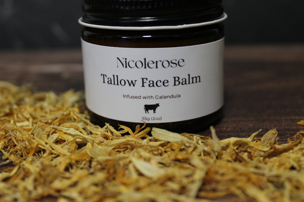 Face Tallow balm Infused with Calendula