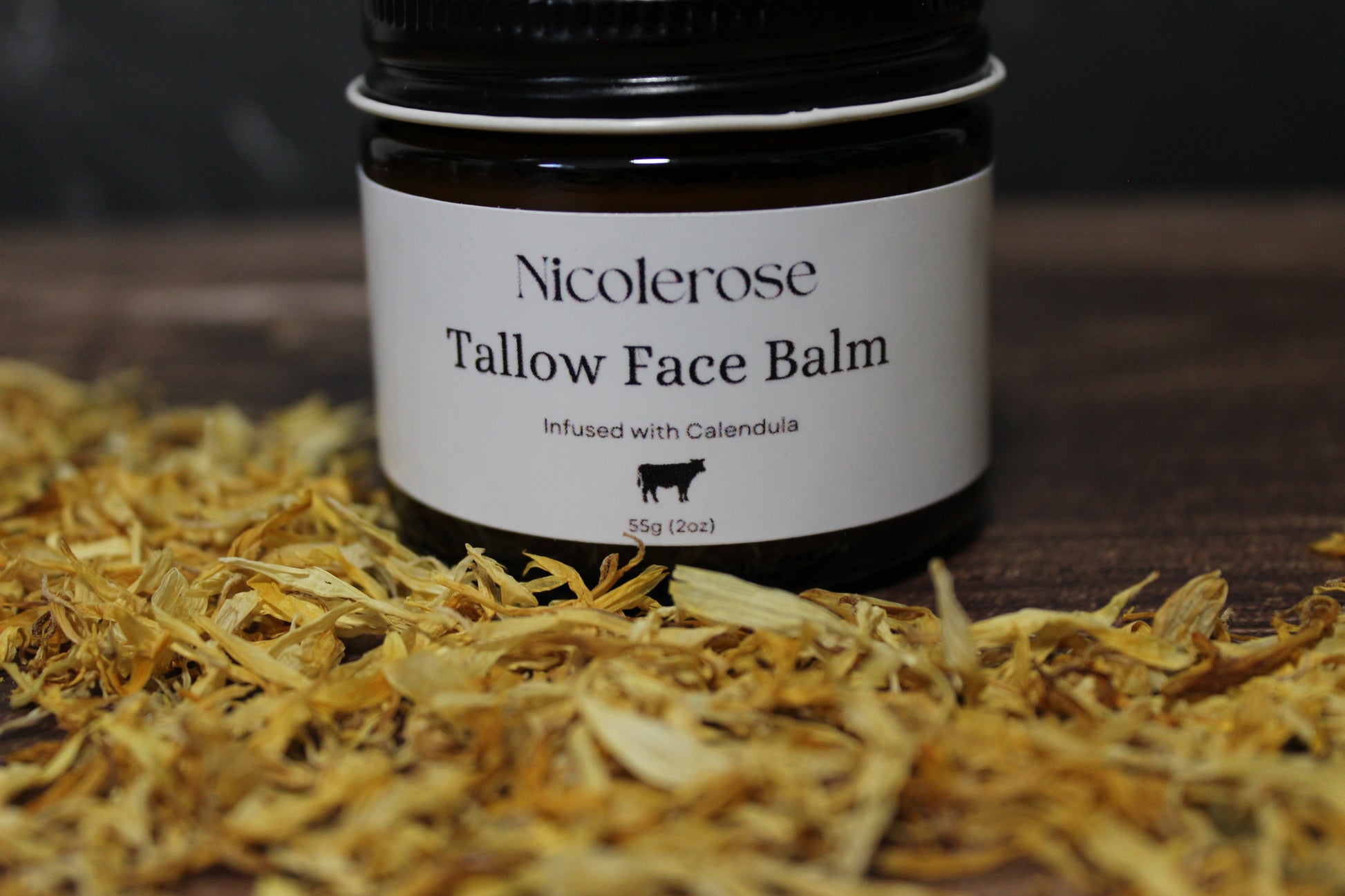 Face Tallow balm Infused with Calendula