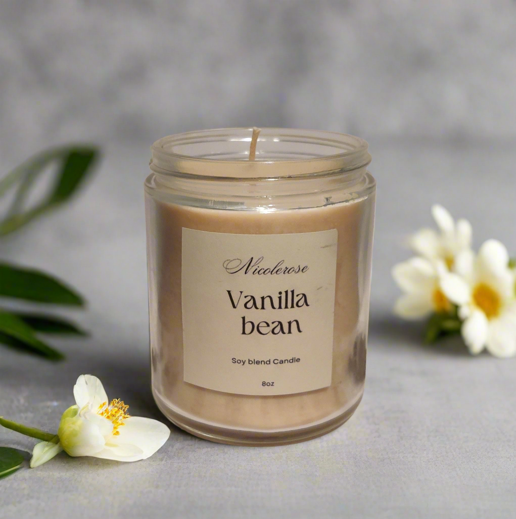 8oz Vanilla Bean Soy Candle