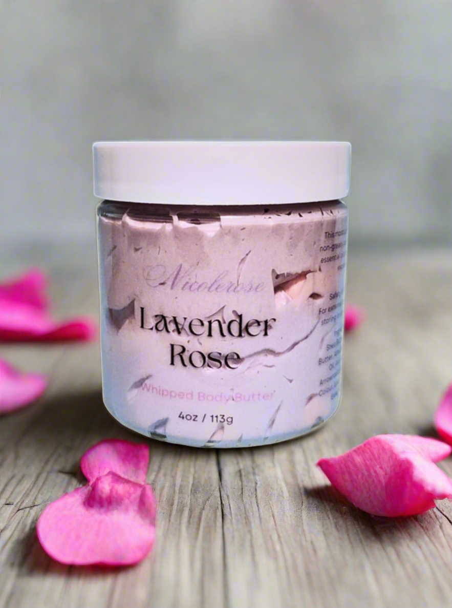 Whipped Body Butter 4oz | Lavender Rose