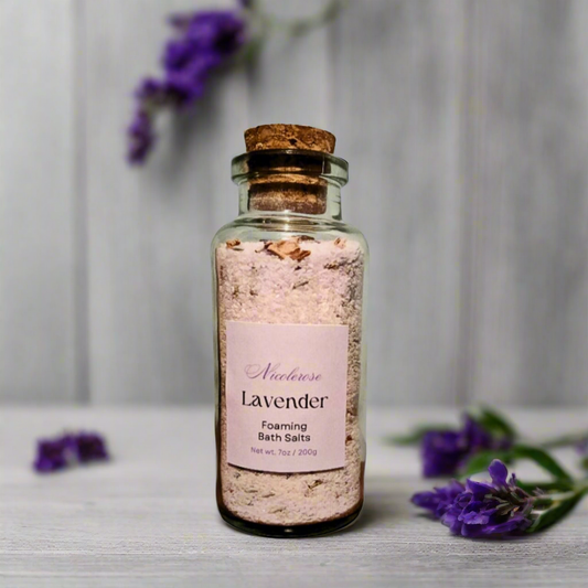 Bath Salts Jar 200g | Lavender