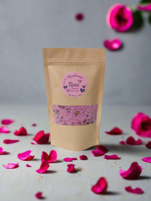 Rose Scented bath salts 