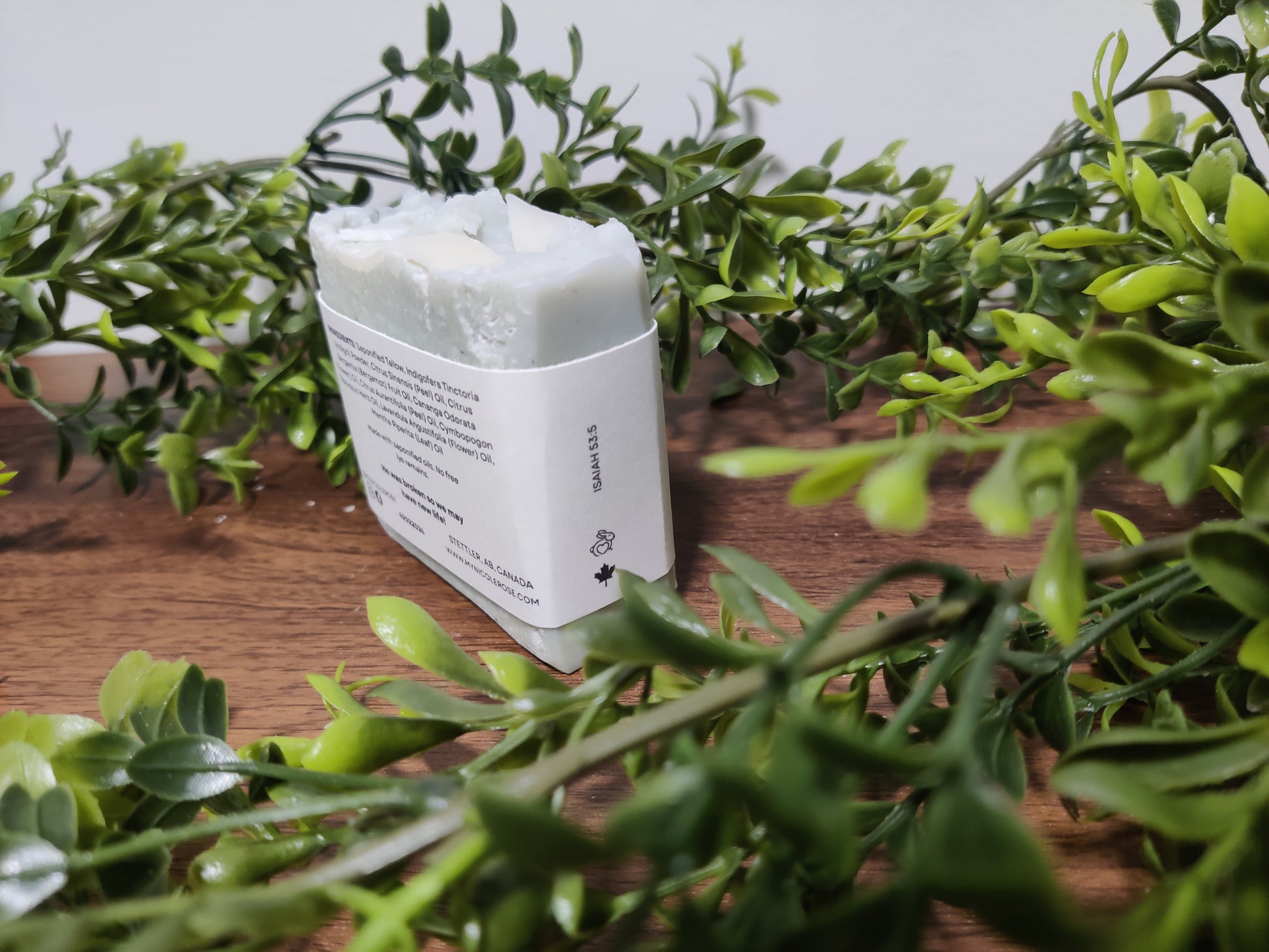 Eggshell Confetti Tallow Bar Soap